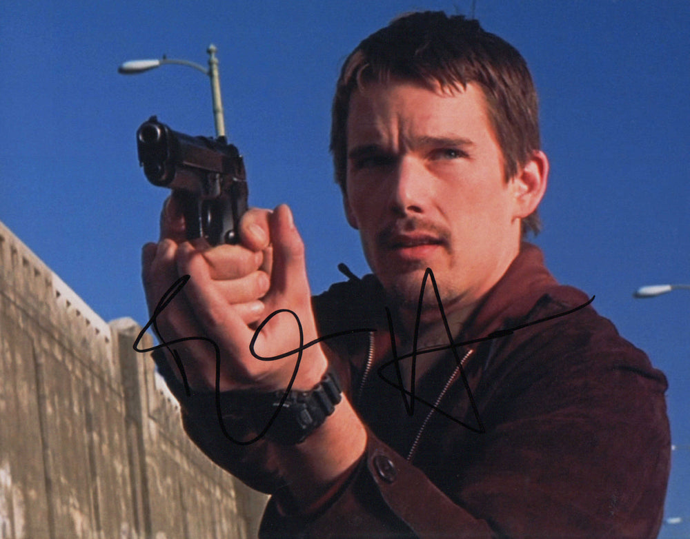 Ethan Hawke as Officer Jake Hoyt in Training Day Signed 11x14 Photo