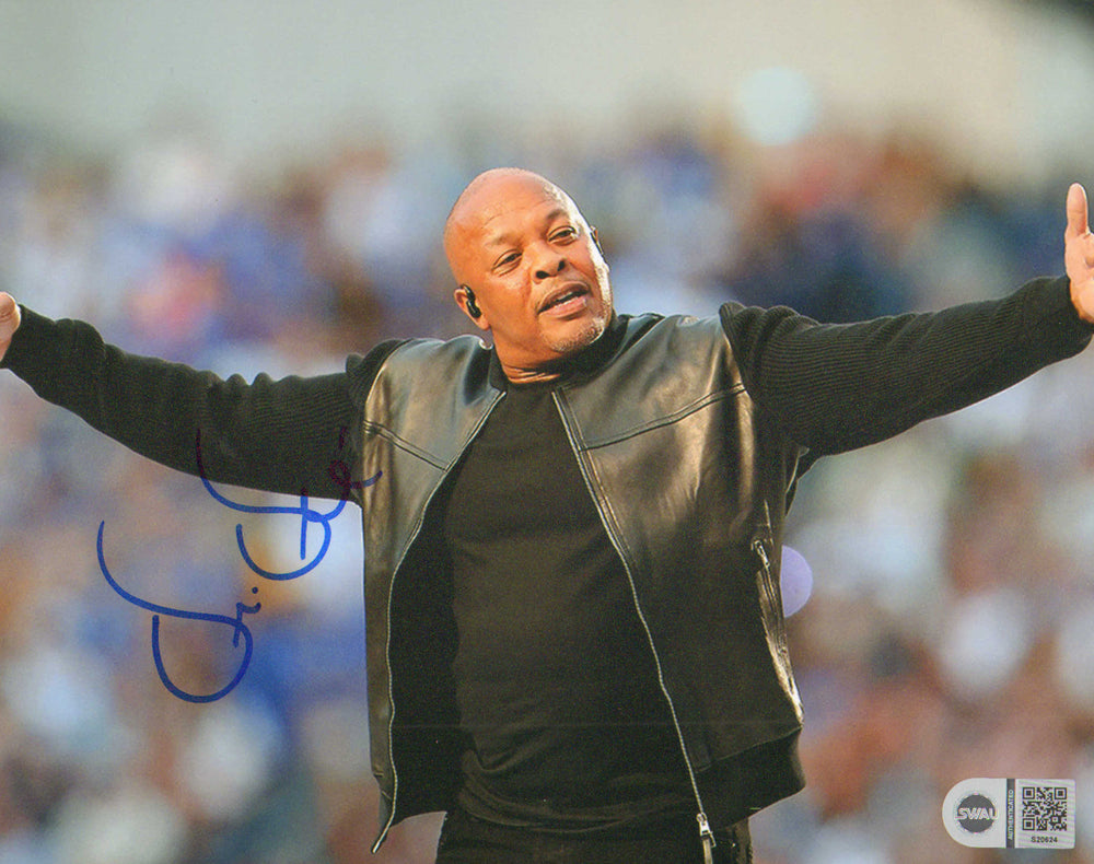 Dr. Dre Record Producer & Rapper from N.W.A (SWAU) Signed 8x10 Photo