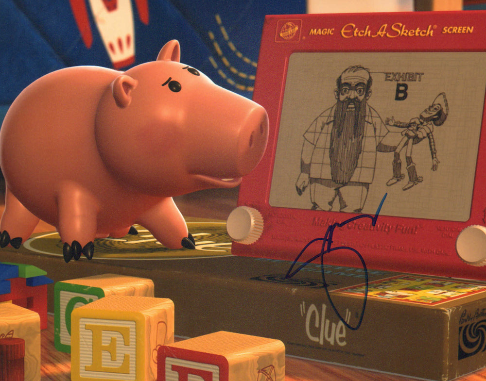 John Ratzenberger as Hamm in Toy Story Signed 8x10 Photo