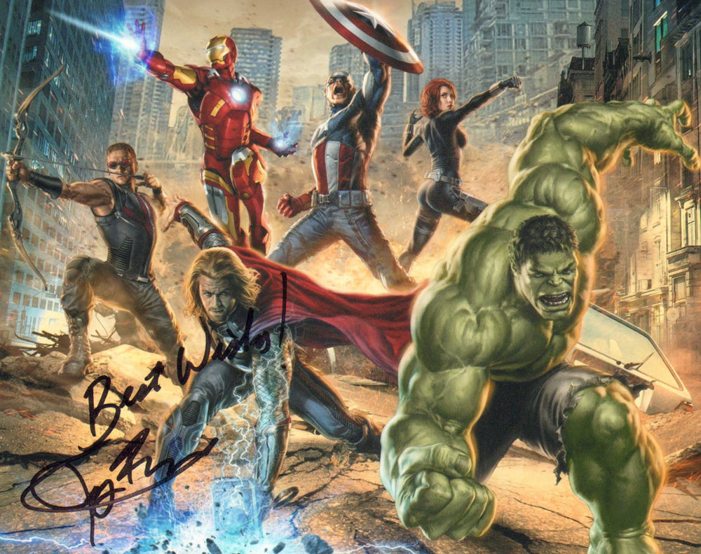 Jeremy Renner as Hawkeye in The Avengers Signed 8x10 Photo