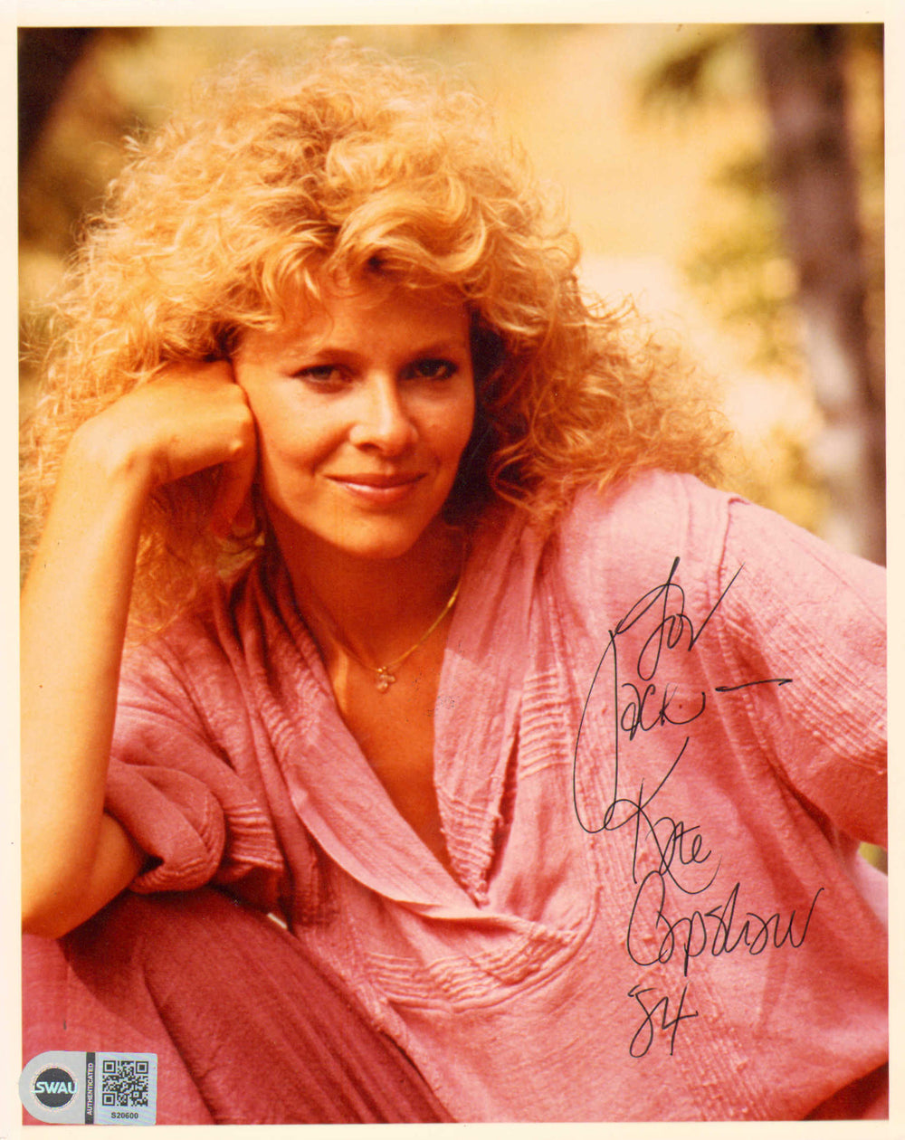 Kate Capshaw from Indiana Jones & The Temple of Doom (SWAU) Signed 8x10 Photo