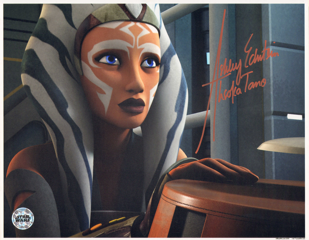 Ashley Eckstein as Ahsoka Tano in Star Wars: Rebels (Official Pix) Signed 14x11 Photo with Character Name