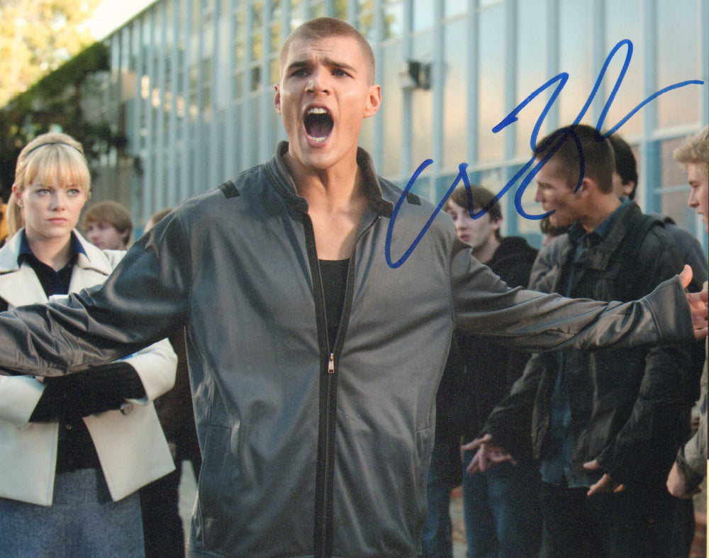 Chris Zylka as Flash Thompson in The Amazing Spider-man Signed 8x10 Photo