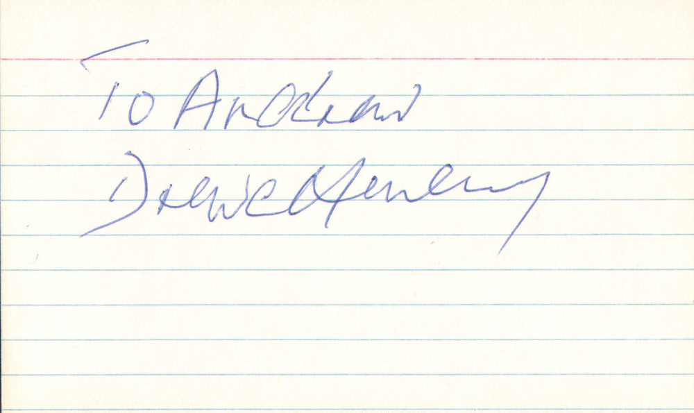 Drew Henley Red Leader from Star Wars: A New Hope Signed 5x3 Index Card