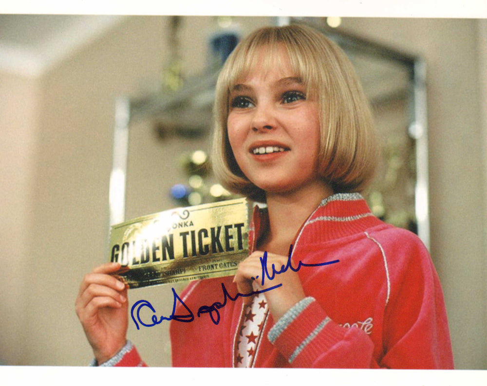 AnnaSophia Robb as Violet Beauregarde in Charlie & The Choclate Factory Signed 8x10 Photo