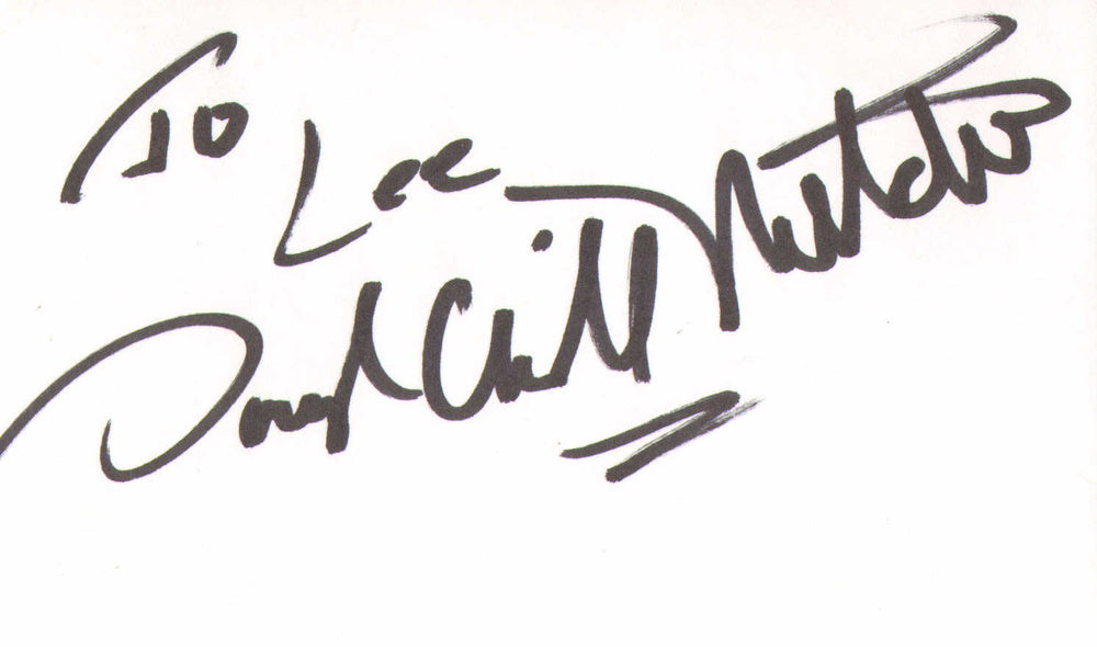 Daryl Chill Mitchell from Galaxy Quest Signed 5x3 Index Card