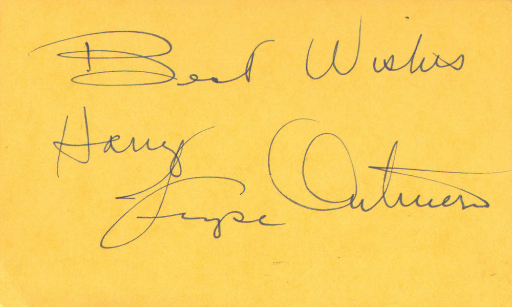 Lupe Ontiveros from The Goonies, Selena, & Candyman 3 Signed 5x3 Index Card