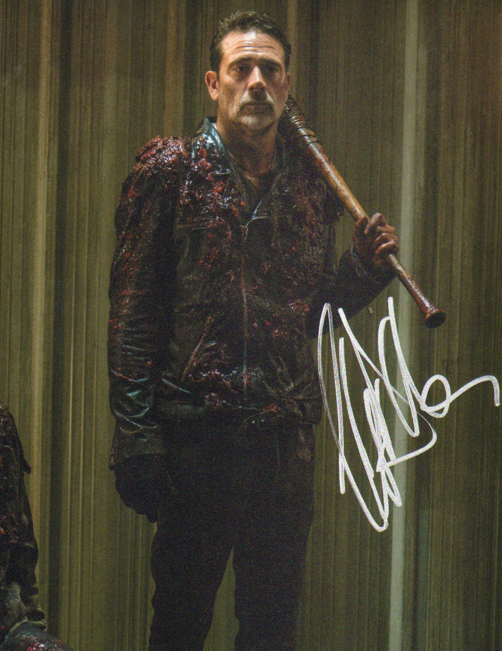 Jeffrey Dean Morgan as Negan in The Walking Dead Signed 8x10 Photo