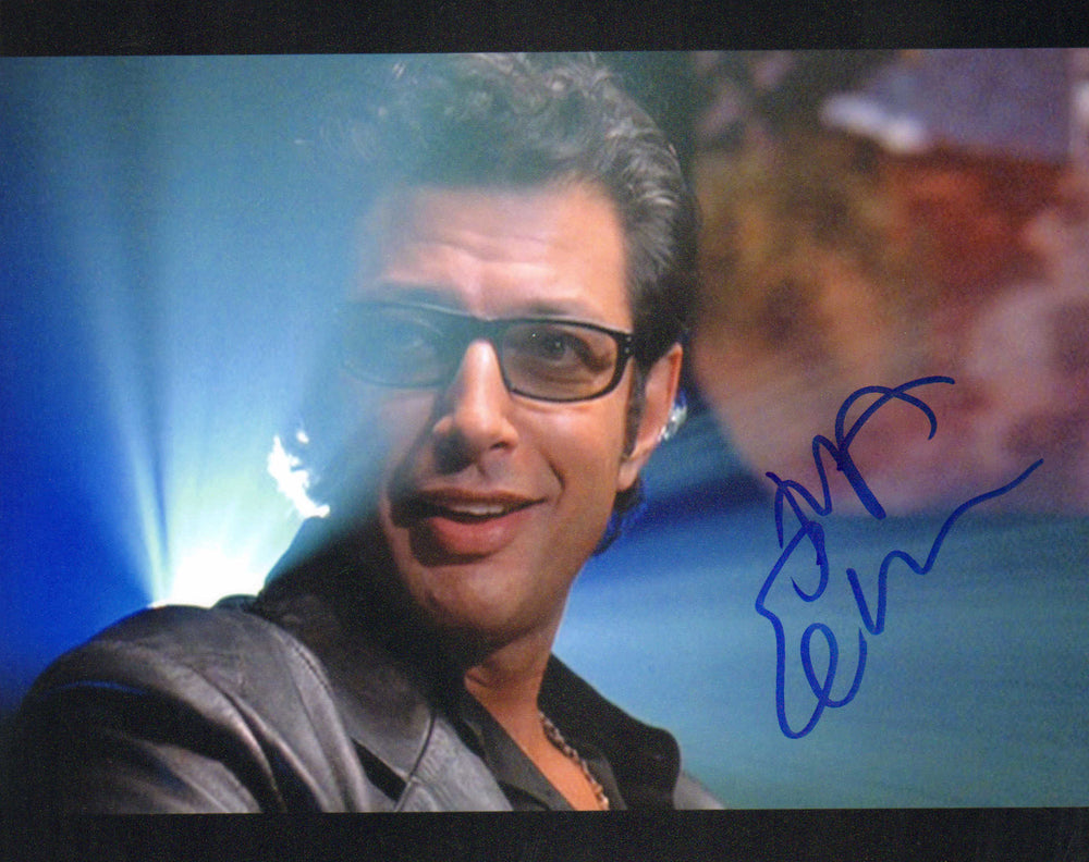 Jeff Goldblum as Dr. Ian Malcolm in Jurassic Park Signed 8x10 Photo