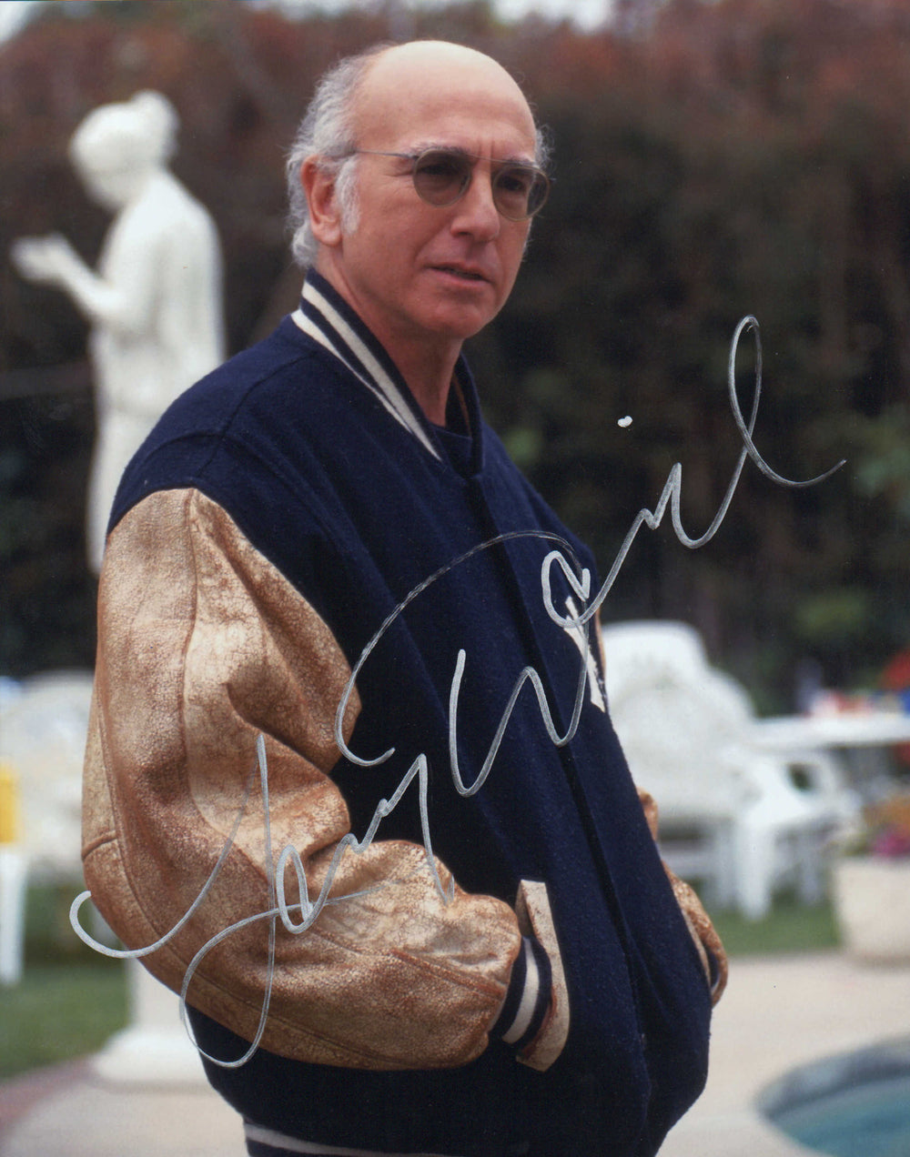 Larry David Creator & Star of Curb Your Enthusiasm and Co-Creator of Seinfeld Signed 11x14 Photo