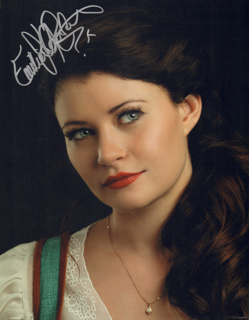 Emilie de Ravin as Belle in Once Upon a Time Signed 11x14 Photo