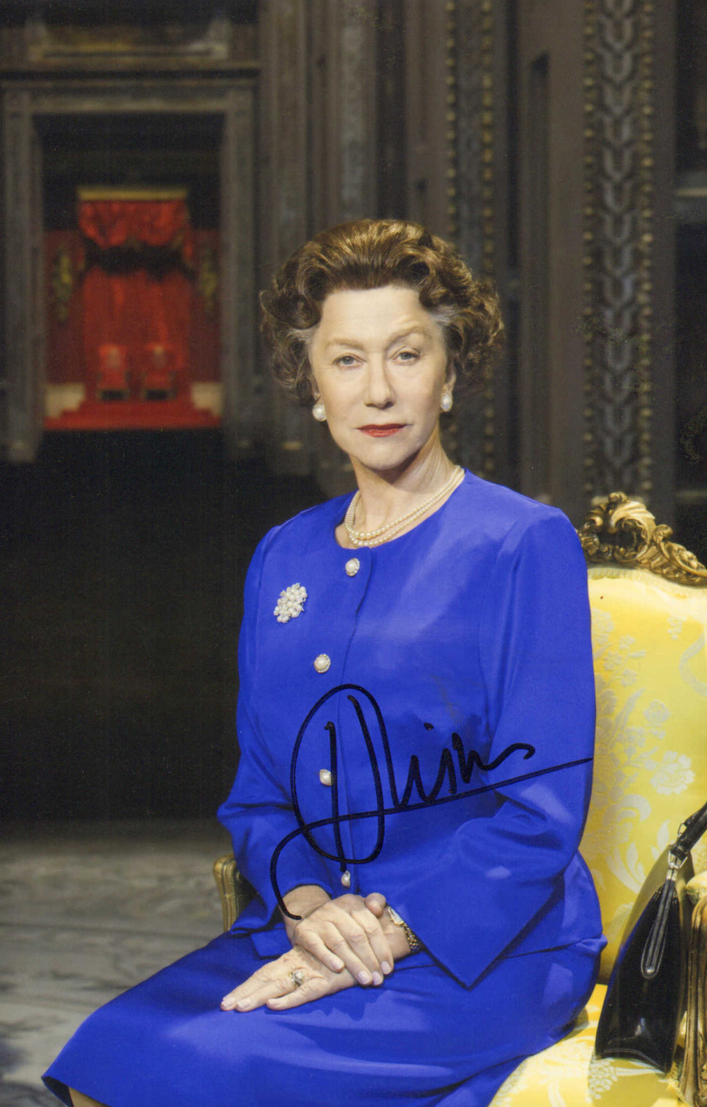 Helen Mirren as Queen Elizabeth in The Queen Signed 8x12 Photo