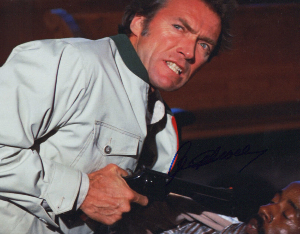 Clint Eastwood as Inspector 'Dirty Harry' Callahan in The Enforcer Signed 11x14 Photo