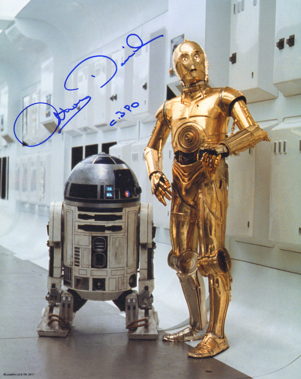 Anthony Daniels as C-3PO in Star Wars: A New Hope (JSA) Signed 8x10 Photo with Character Name