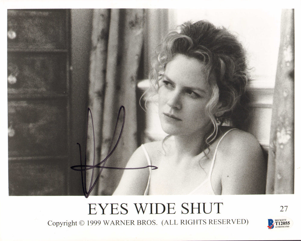 Nicole Kidman as Alice Harford in Eyes Wide Shut (Beckett) Signed 8x10 Photo