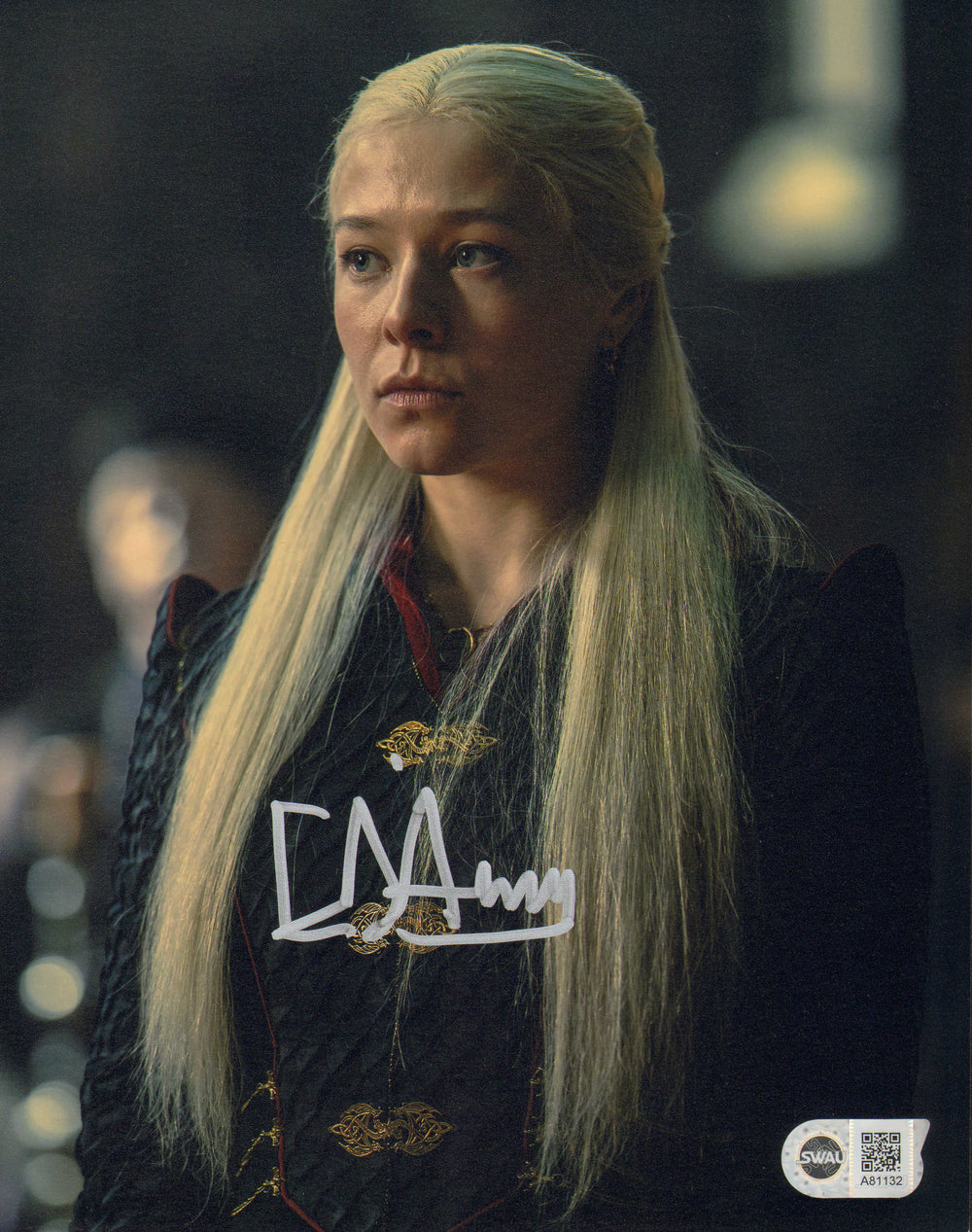 Emma D'Arcy as Rhaenyra Targaryen in HBO's House of the Dragon (SWAU) Signed 8x10 Photo