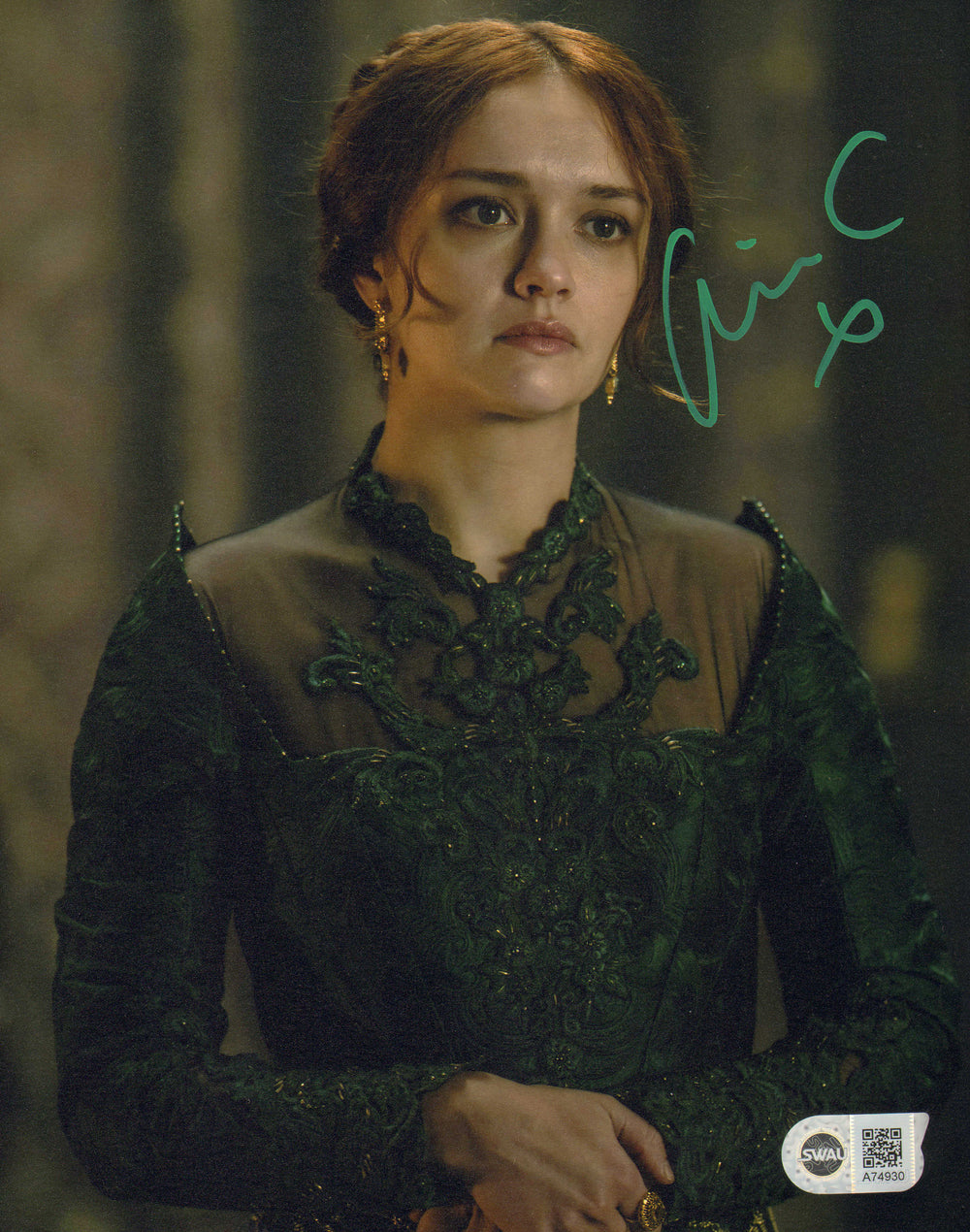 Olivia Cooke as Alicent Hightower in HBO's House of the Dragon (SWAU) Signed 8x10 Photo