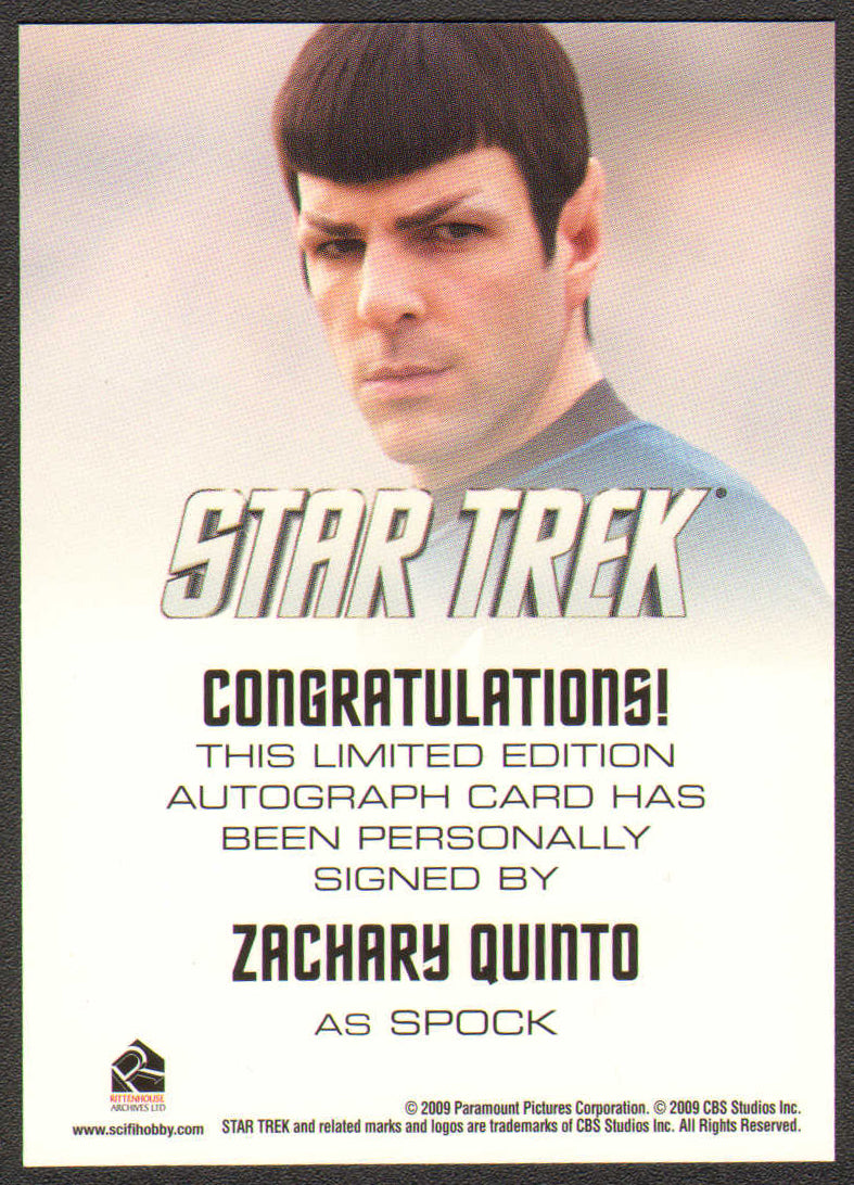 
                  
                    Star Trek [2009] Rittenhouse Trading Cards 131pc LOT with 15 Cards Signed by Chris Pine, Zachary Quinto, Simon Pegg, Zoe Saldaña, Karl Urban, John Cho, Eric Bana, Chris Hemsworth, J. J. Abrams, Roberto Orci, & Anton Yelchin
                  
                