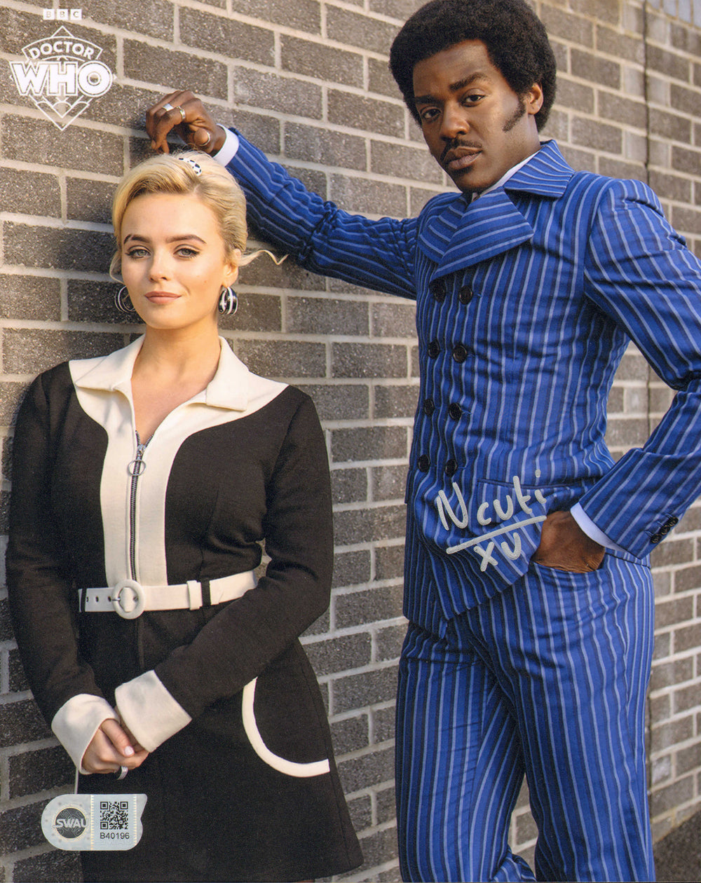 Ncuti Gatwa as The Fifteenth Doctor in Doctor Who (SWAU) Signed 8x10 Photo with Character Name