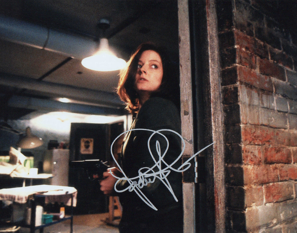 Jodie Foster as Clarice Starling in The Silence of the Lambs Signed 11x14 Photo