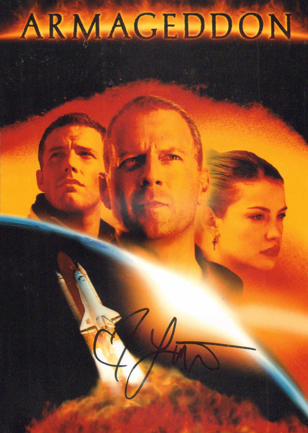 Liv Tyler as Grace Stamper in Armageddon Signed 8x12 Photo