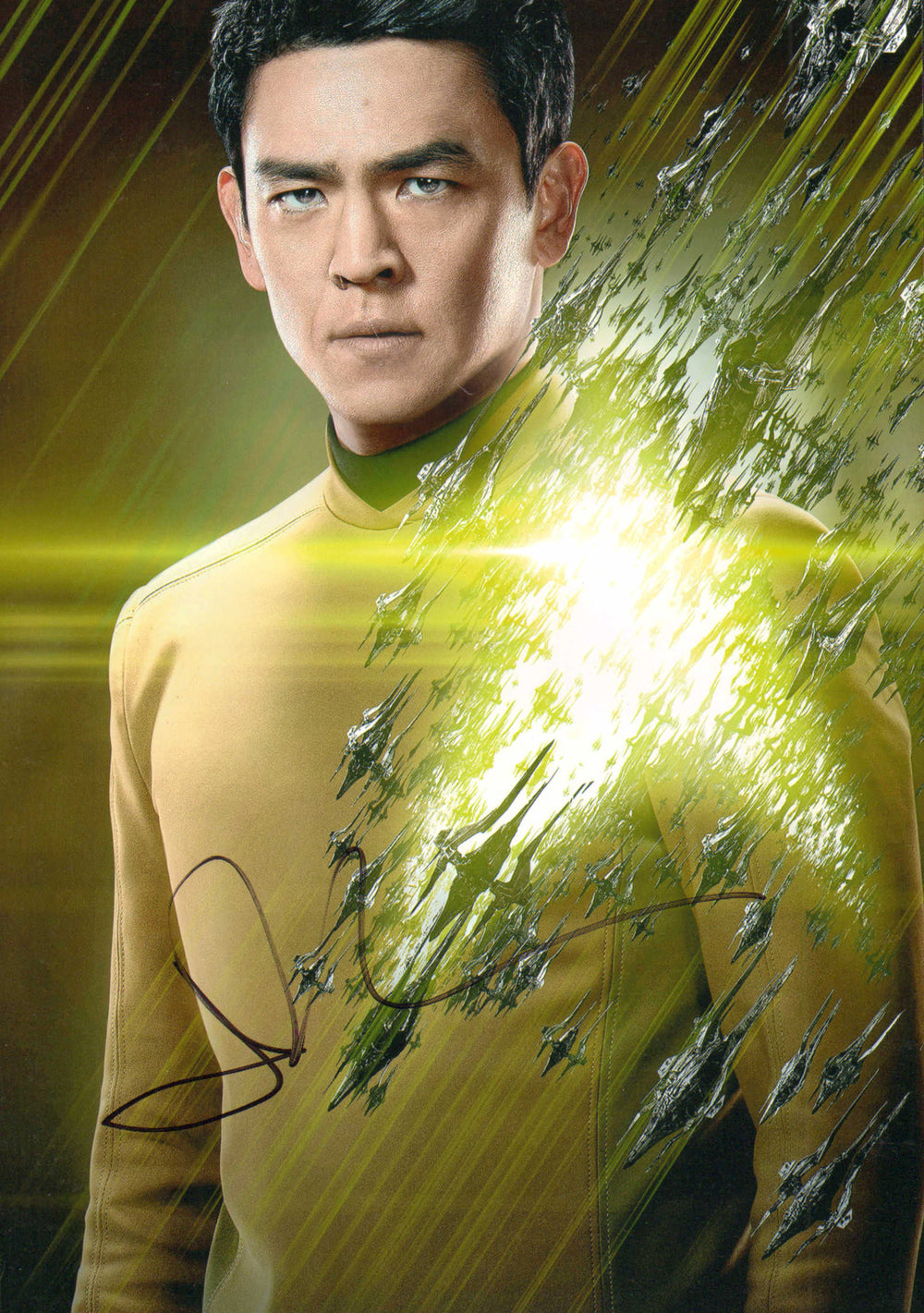 John Cho as Lieutenant Hikaru Sulu in Star Trek Signed 8x12 Photo