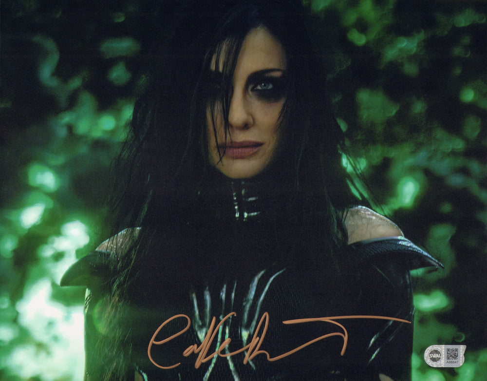 Cate Blanchett as Hela in Thor: Ragnarok (SWAU) Signed 11x14 Photo