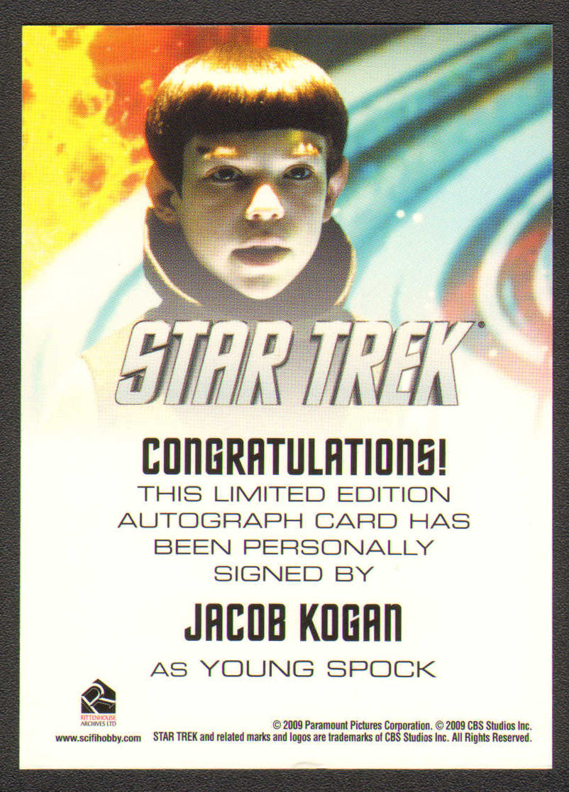 
                  
                    Star Trek [2009] Rittenhouse Trading Cards 131pc LOT with 15 Cards Signed by Chris Pine, Zachary Quinto, Simon Pegg, Zoe Saldaña, Karl Urban, John Cho, Eric Bana, Chris Hemsworth, J. J. Abrams, Roberto Orci, & Anton Yelchin
                  
                