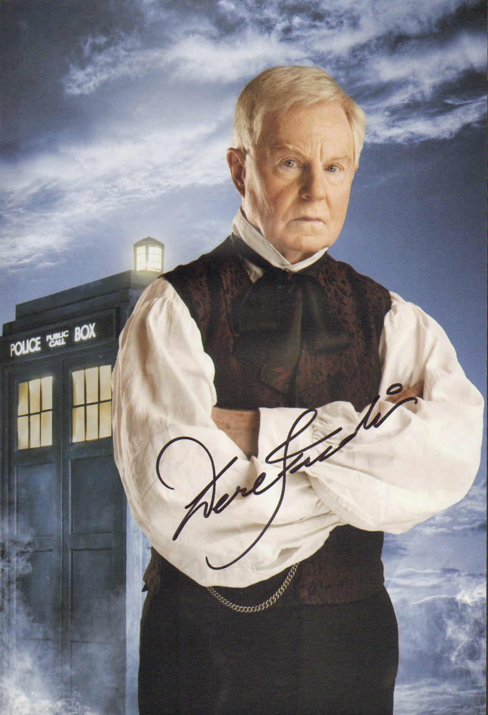 Derek Jacobi as Professor Yana in Doctor Who Signed 8x12 Photo
