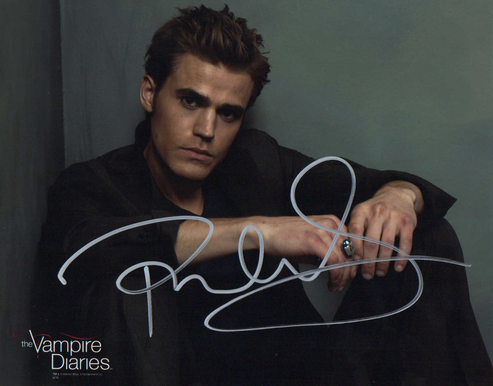 Paul Wesley as Stefan Salvatore Vampire Diaries Signed 8x10 Photo