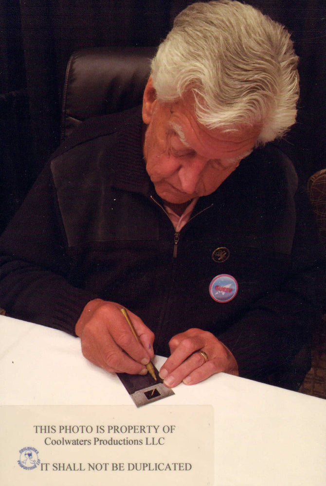 
                  
                    Mark Hamill as Luke Skywalker & Dave Prowse as Darth Vader in Star Wars: The Empire Strikes Back (Beckett Encapsulated / Coolwaters) Signed Topps Jedi Legacy Film Cell Trading Card with Character Name
                  
                