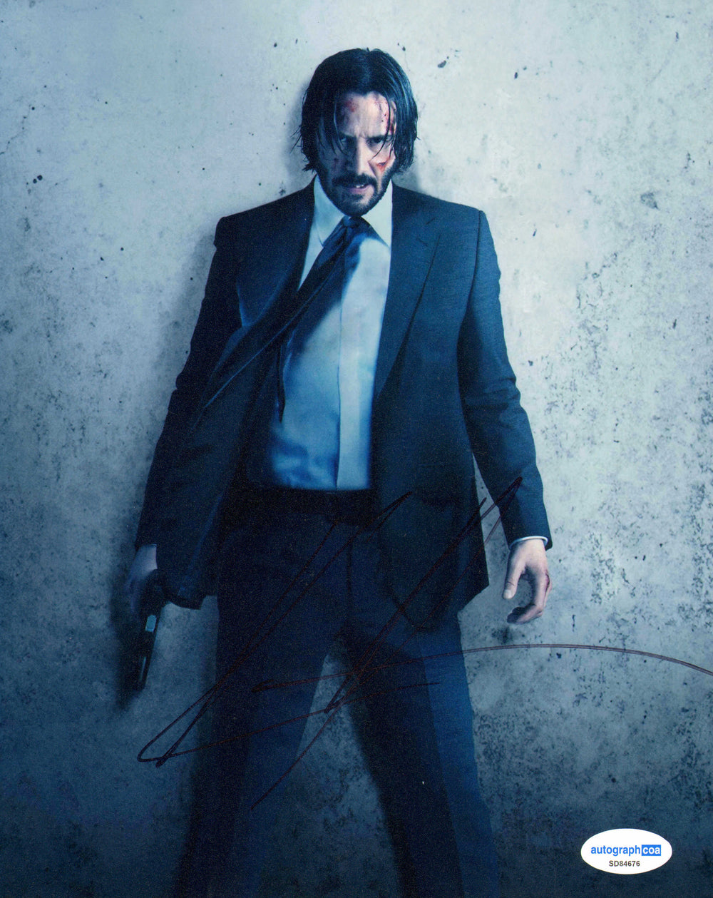 Keanu Reeves as John Wick in John Wick: Chapter 2 Signed 8x10 Photo