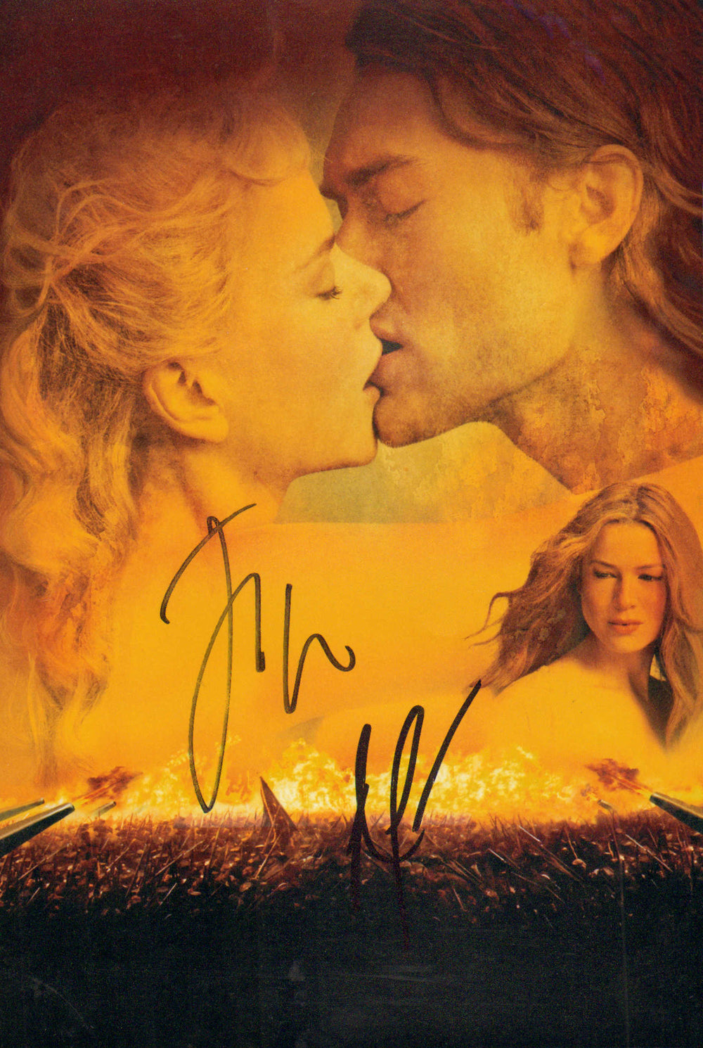 Jude Law as Inman & Renée Zellweger as Ruby Thewes in Cold Mountain Signed 8x12 Photo