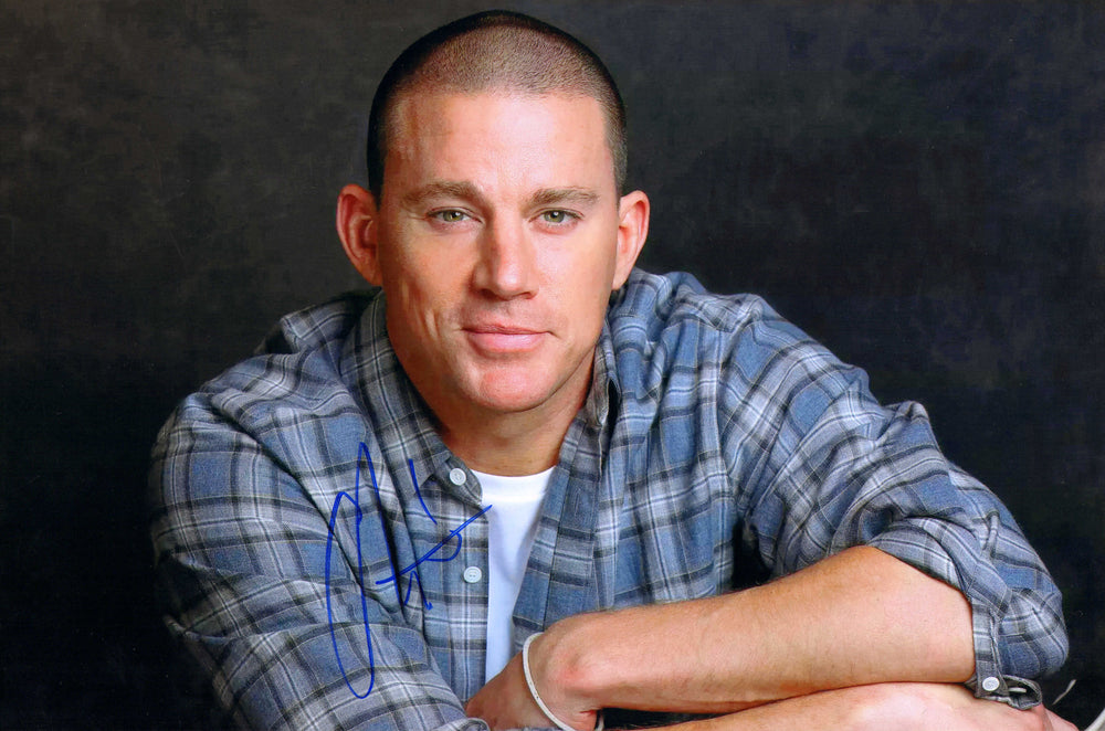Channing Tatum from Deadpool, War of the Worlds, & Magic Mike Signed 8x12 Photo