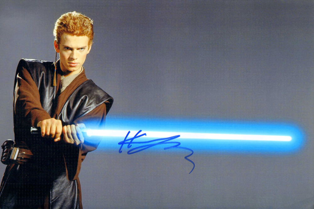 Hayden Christensen as Anakin Skywalker in Star Wars Episode II: Attack of the Clones Signed 8x12 Photo