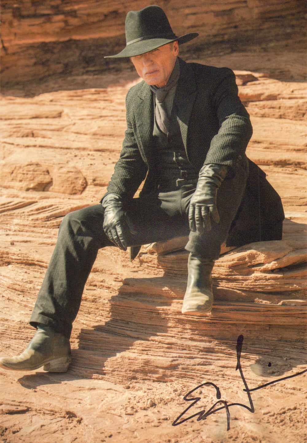 Ed Harris as The Man in Black in Westworld Signed 8x11.5 Photo