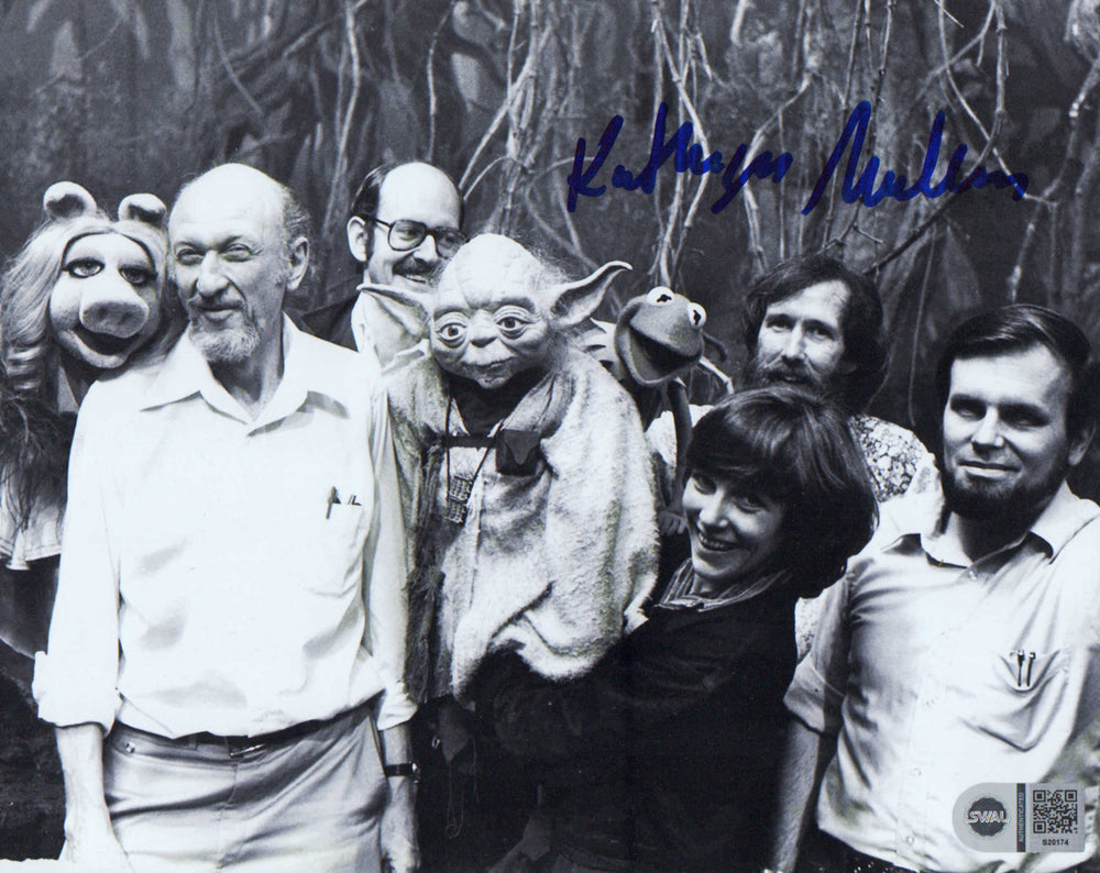 Kathryn Mullen as Yoda in Star Wars: The Empire Strikes Back Behind the Scenes(SWAU) Signed 8x10 Photo