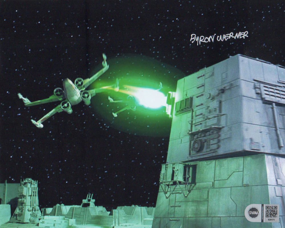 Byron Werner Visual Effects Artist For Star Wars (SWAU) Signed 8x10 Photo