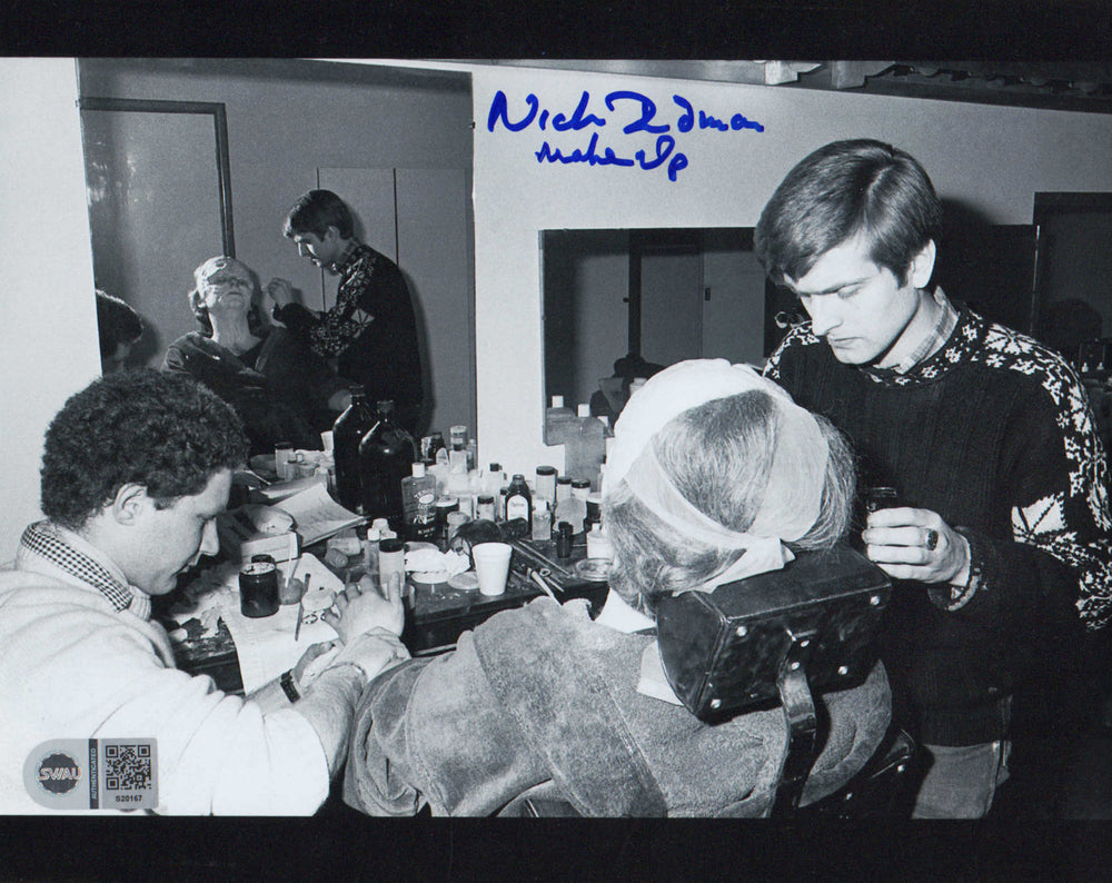 Nick Dudman Behind The Scenes Make-up Effects and Creature Designer of Star Wars: Return of the Jedi (SWAU) Signed 8x10 Photo