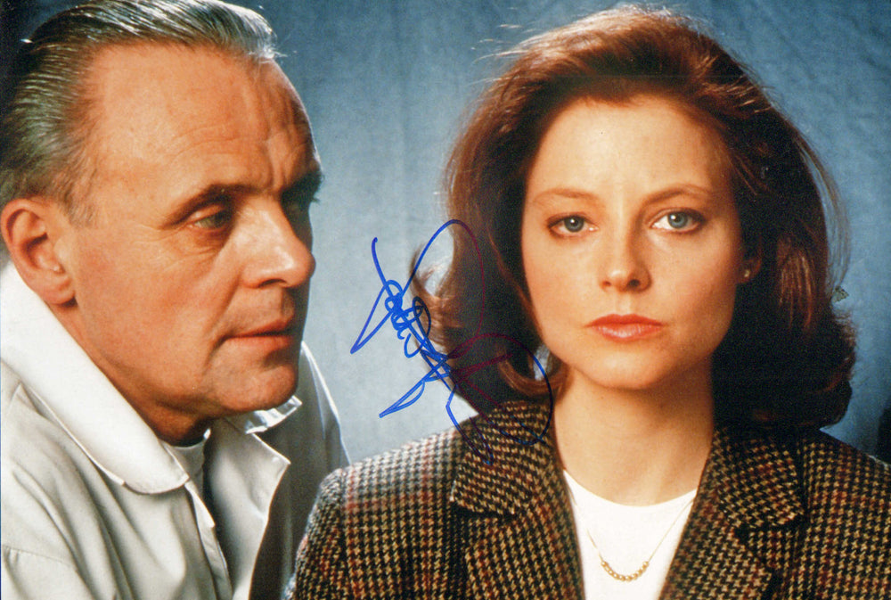 Jodie Foster as Clarice Starling in The Silence of the Lambs Signed 8x12 Photo