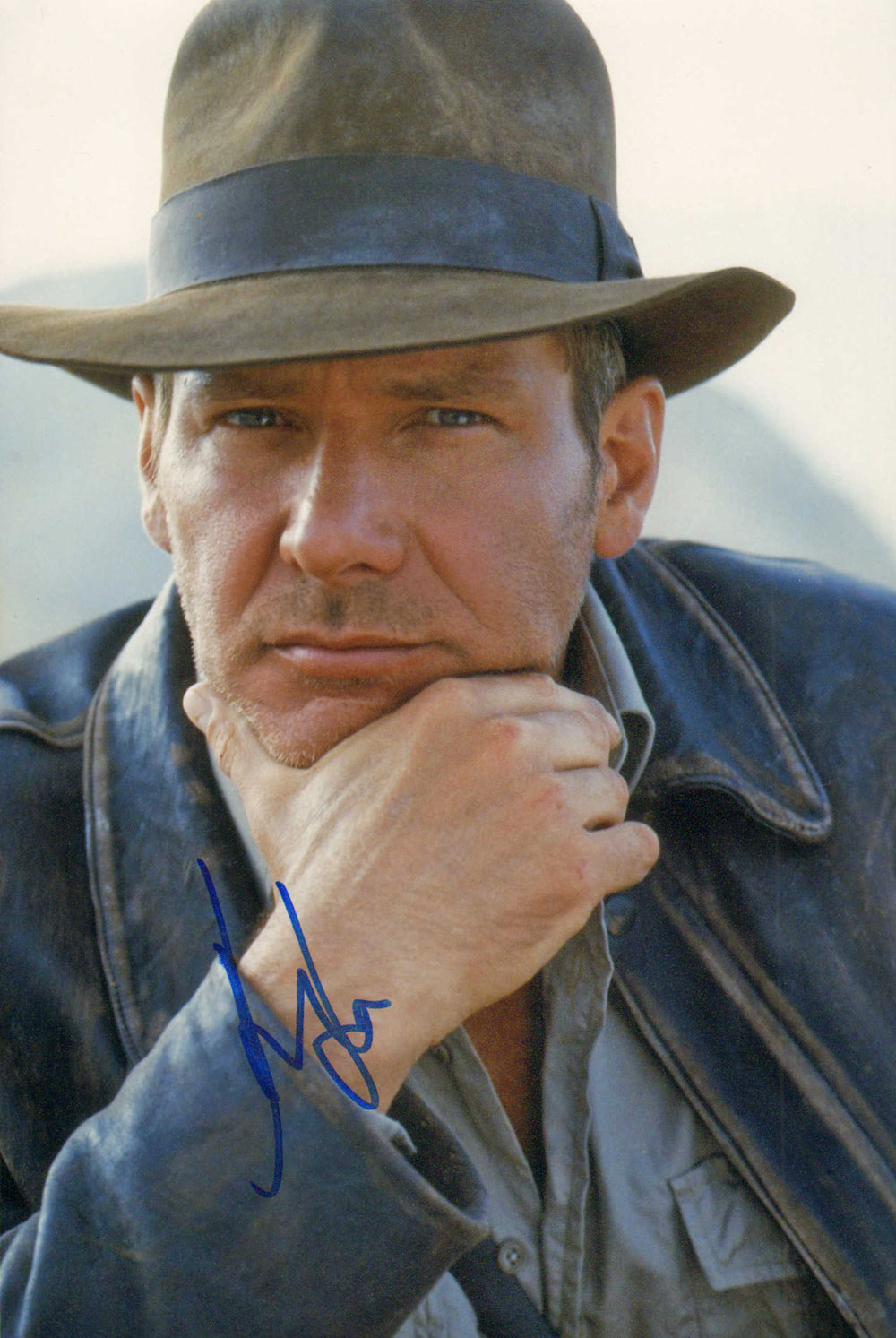 Harrison Ford as Indiana Jones in Indiana Jones & the Last Crusade Signed 8x12 Photo