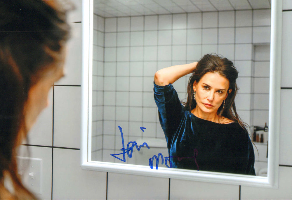 Demi Moore as Elisabeth Sparkle in The Substance Signed 8x12 Photo
