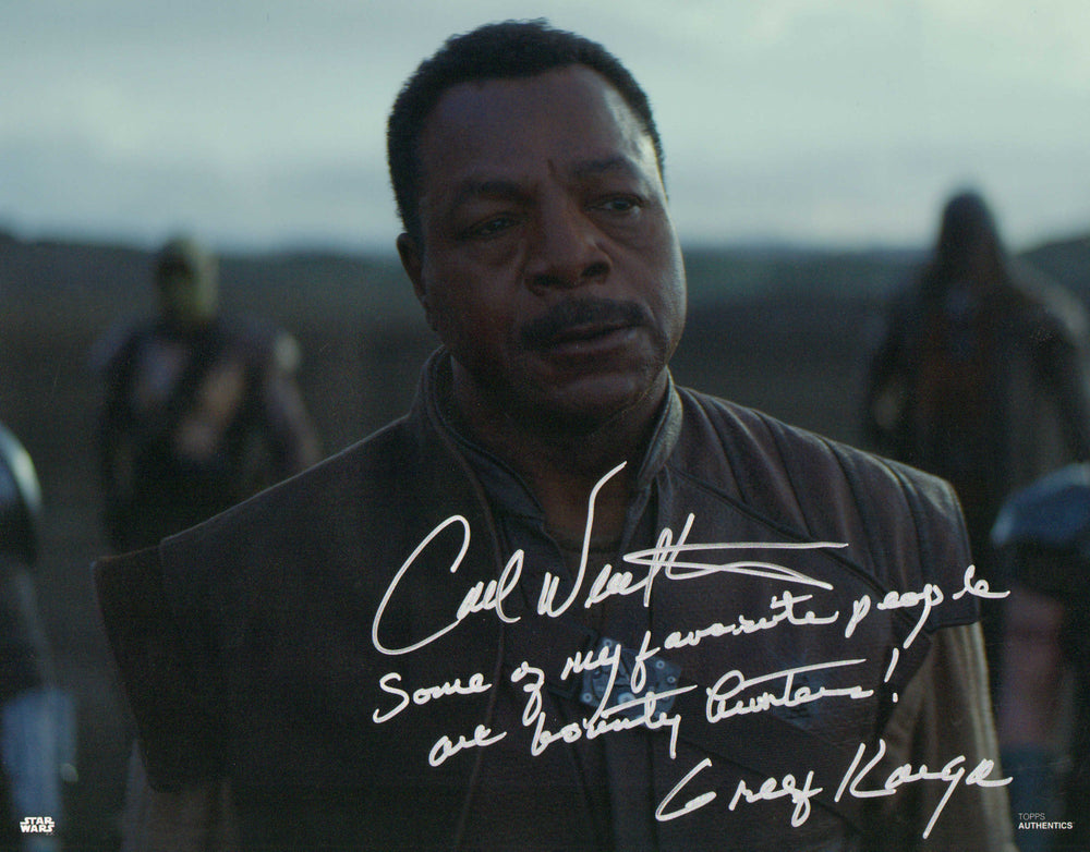 Carl Weathers as Greef Karga in Star Wars: The Mandalorian Signed 11x14 Photo with Character Name & Rare Quote