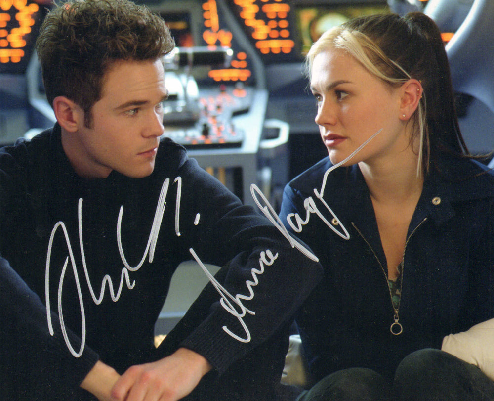 Anna Paquin as Rogue & Shawn Ashford as Iceman in X2: X-Men United Signed 8x10 Photo