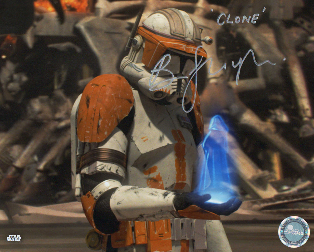 Bodie Taylor as The Clones in Star Wars Episode II: Attack of the Clones (SWAU) Signed 8x10 Photo with Character Name