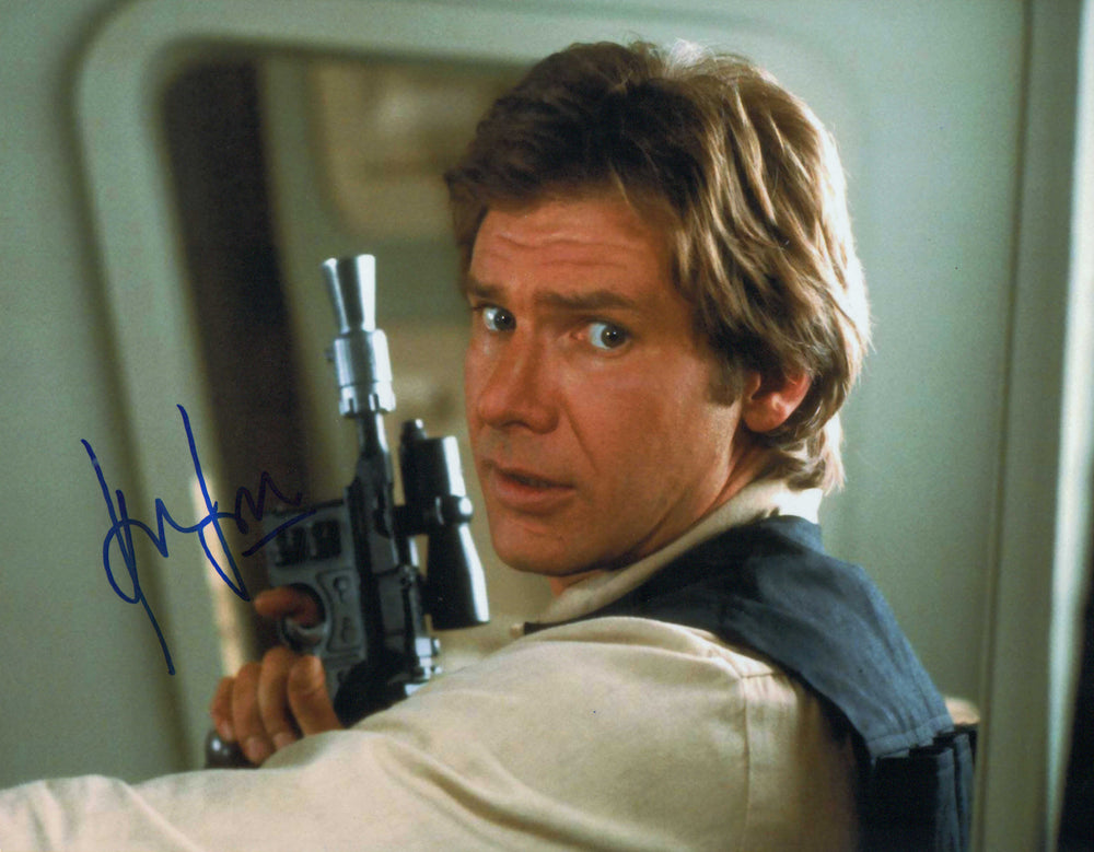 Harrison Ford as Han Solo in Star Wars: Return of the Jedi Signed 11x14 Photo