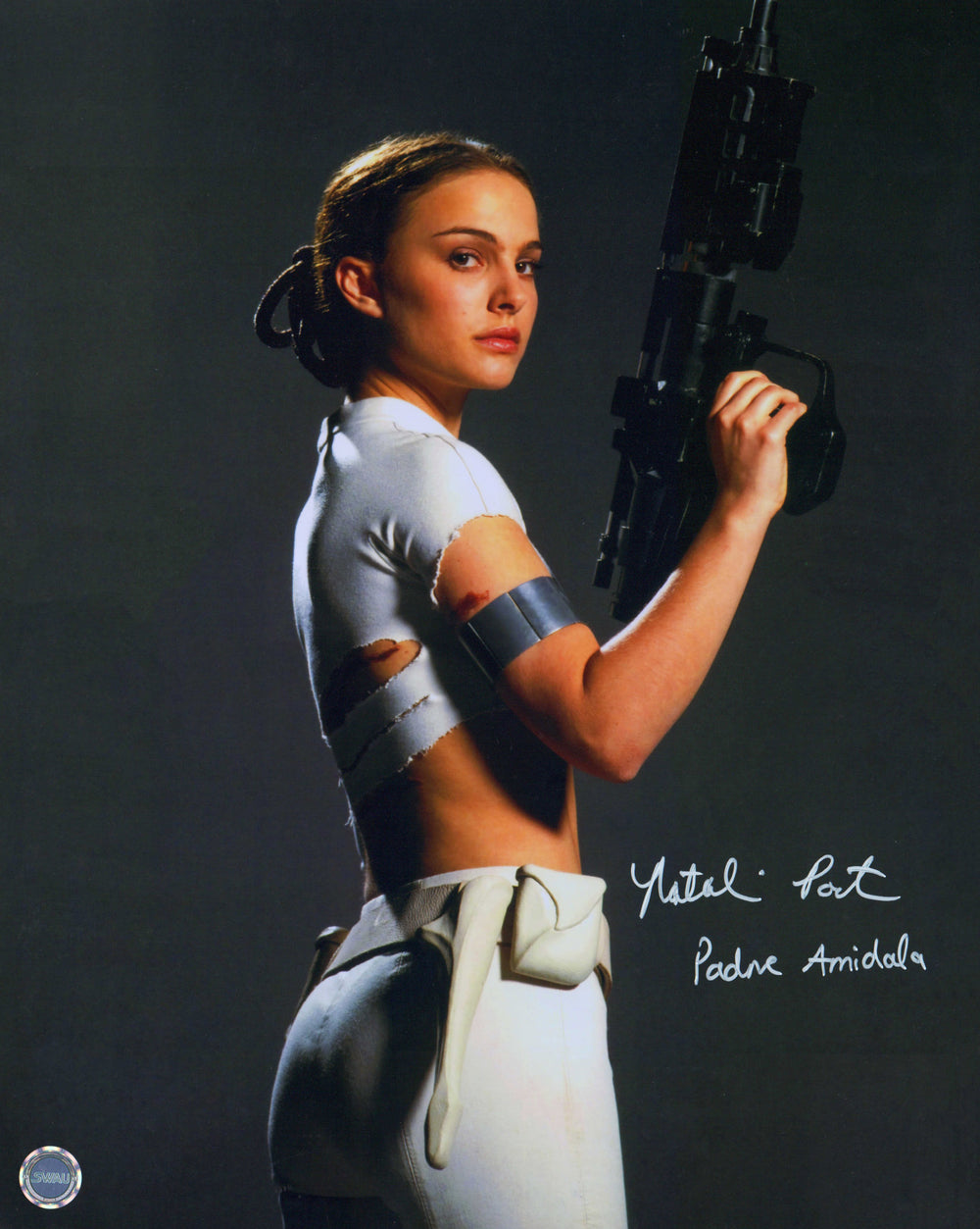 Natalie Portman as Padme Amidala in Star Wars Episode II: Attack of the Clones (SWAU) Signed 16x20 Photo with Character Name