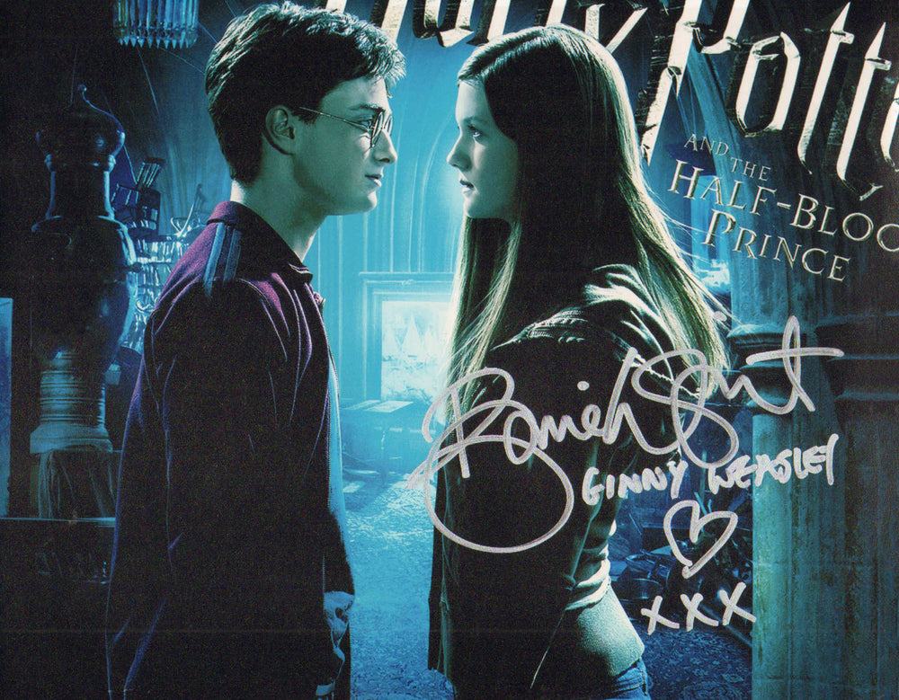 Bonnie Wright as Ginny Weasley in Harry Potter & the Half-Blood Prince Signed 8x10 Photo with Full Character Name