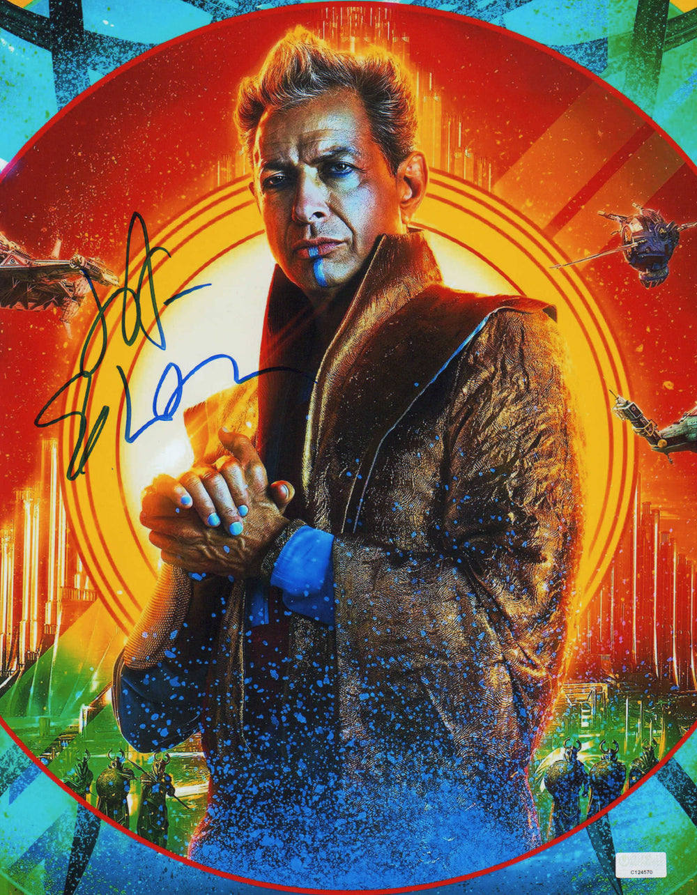 Jeff Goldblum as Grandmaster in Thor: Ragnarok (Celebrity Authentics) Signed 11x14 Photo