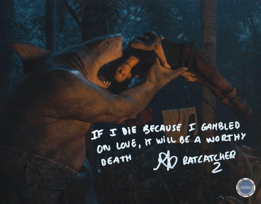 Daniela Melchior as Ratcatcher 2 in The Suicide Squad (SWAU) Signed 11x14 Photo Character Name & Quote